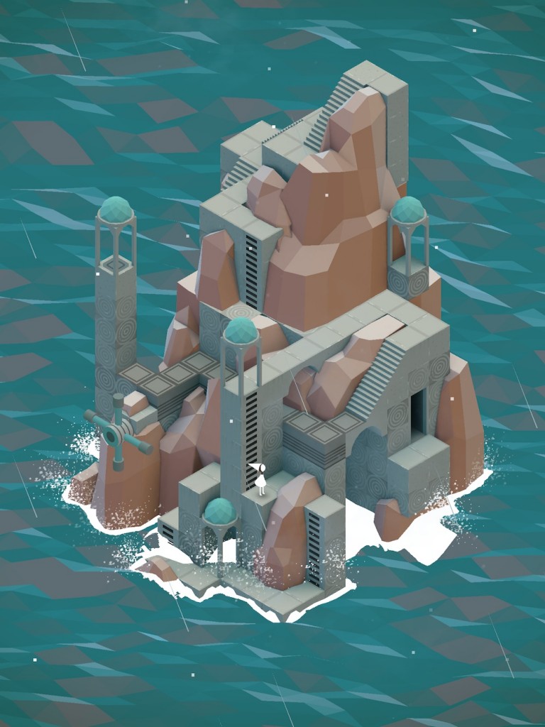 The Descent Level from Monument Valley by ustwo on iPad