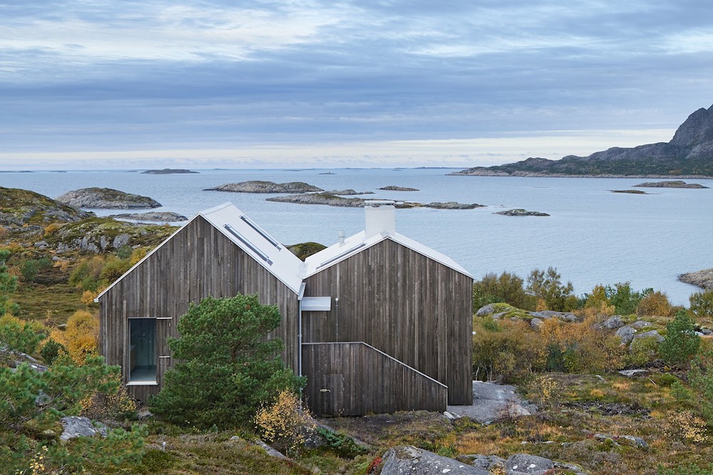 Vega Cottage by Kolman Boye Architects Looking out over Norwegian Sea