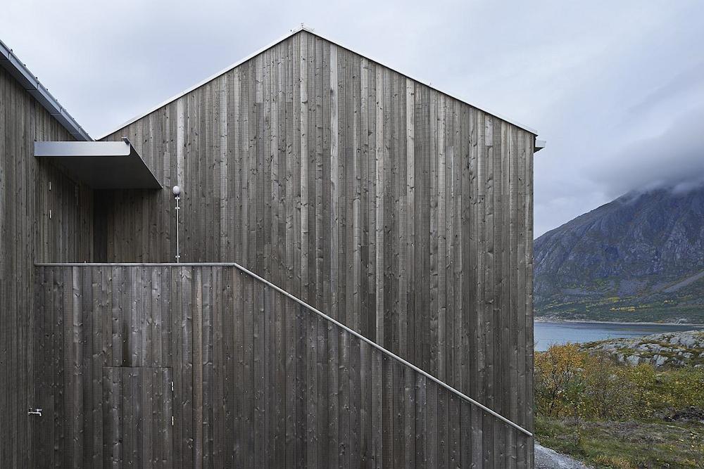 Weathered and Silvered Timber Cladding of Vega Cottage by Kolman Boye Architects