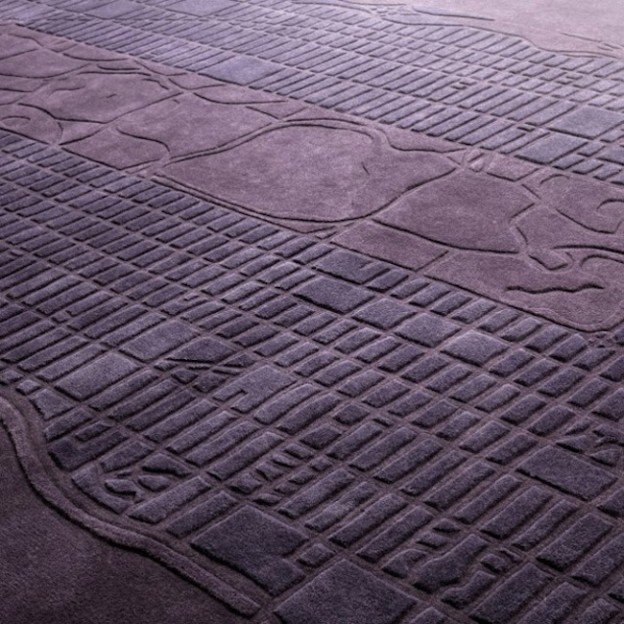 Urban Fabric Timezone and City Map Rugs by Four O Nine - Homeli