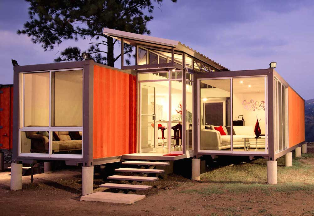 Modern Industrial Shipping Container Home