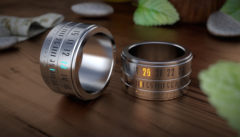 Original Ring Watch Renderings with Independtly Moving Rings