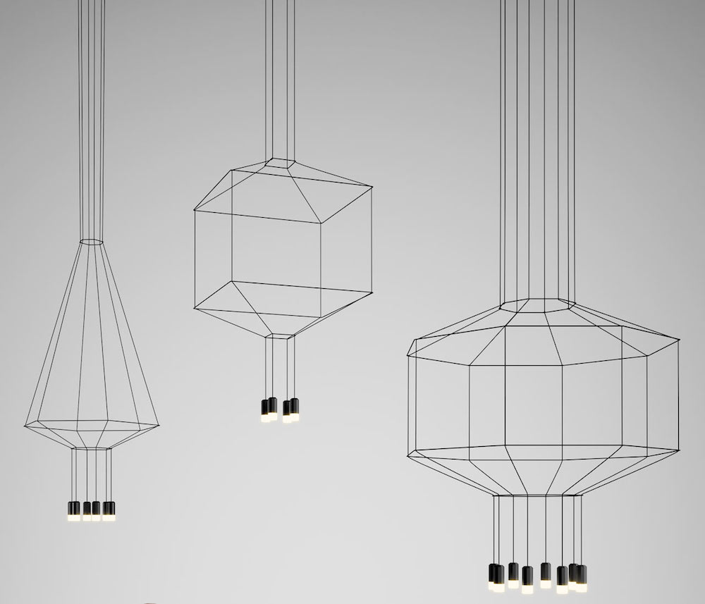 3-Dimensional Line Drawing Lights by Arik Levy