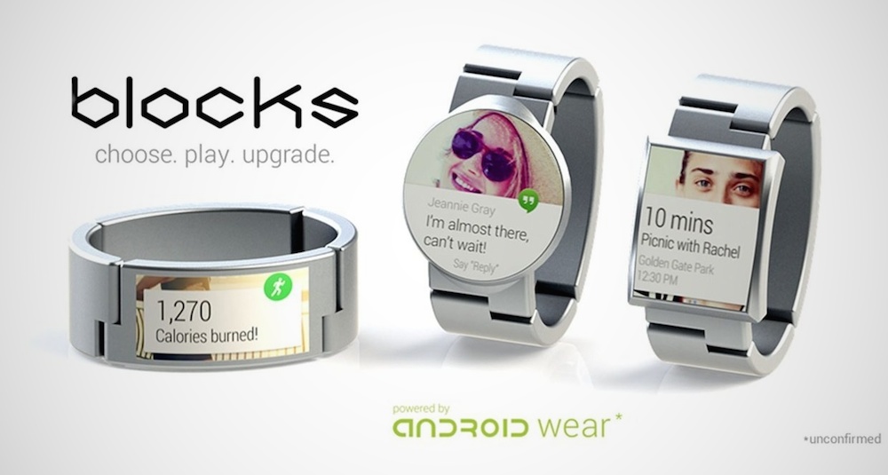 Blocks Smartwatch powered by Android Wear