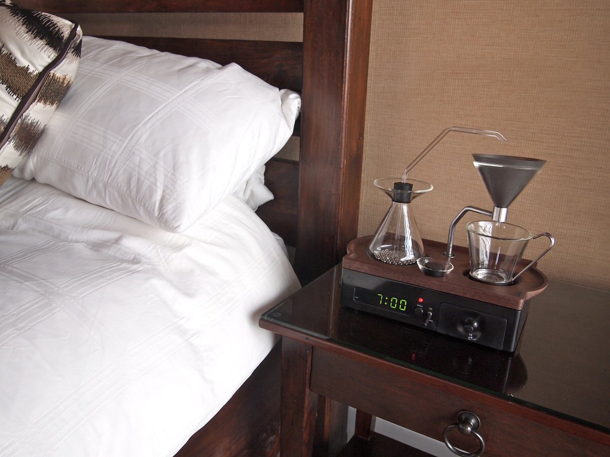 The Barisieur A Coffee Making Alarm Clock by Josh Renouf Homeli