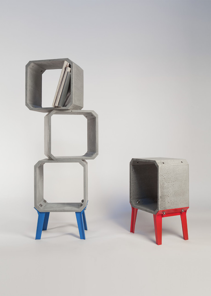 Zhi and Kou Cement Modular Furniture