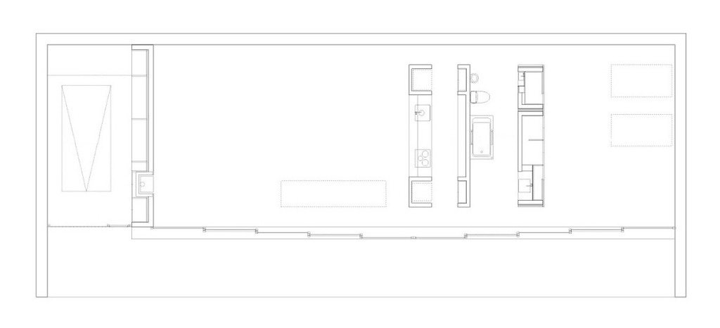 Atelier in Ushimado Floorplan by Tezuka Architects