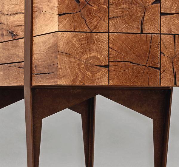 Close-up of Wood in Sekretär Desk by Simon Schacht