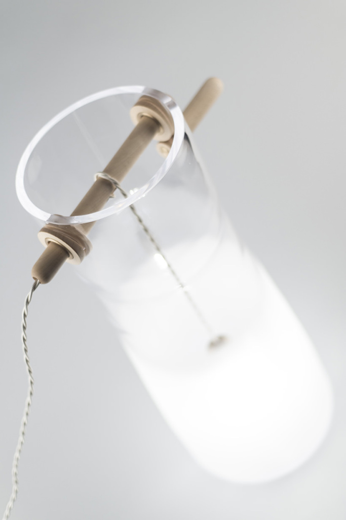 Electrical Cable as Rope in Water Well Inspired Lamp