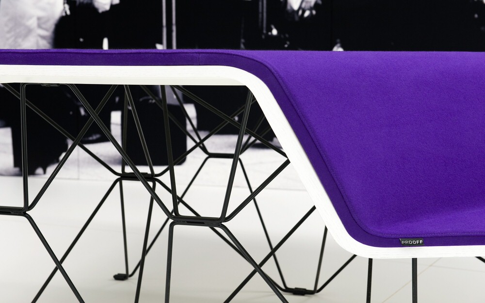 SitTable by Ben van Berkel of UNStudio in Purple and White
