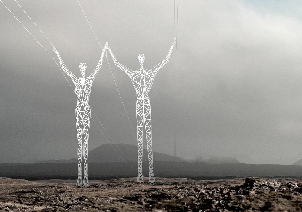 Land of Giants - Human Sculpture Pylon Concept by Choi + Shine