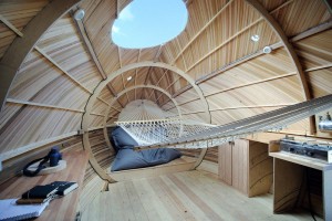 The Exbury Egg: Floating Wooden Dwelling by SPUD and PAD Studio