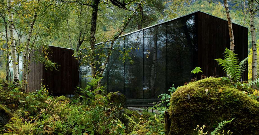 Juvet Cabin Amongst Norwegian Forest