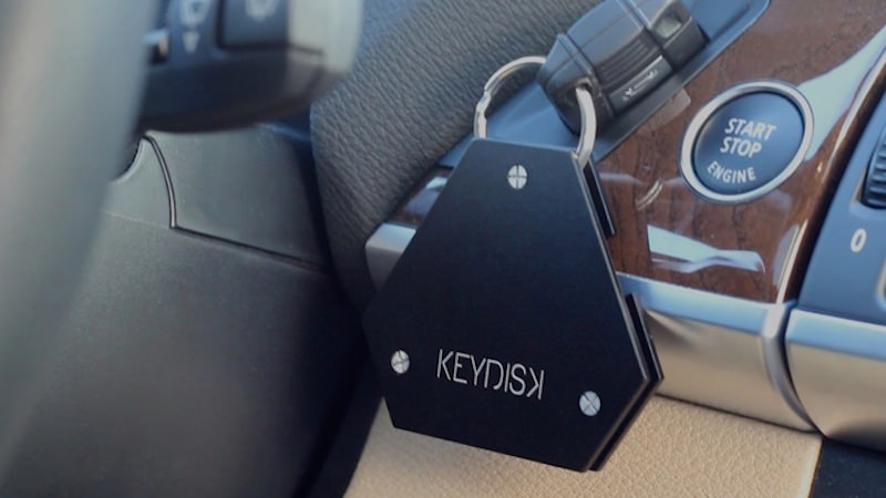 KeyDisk with Car Key