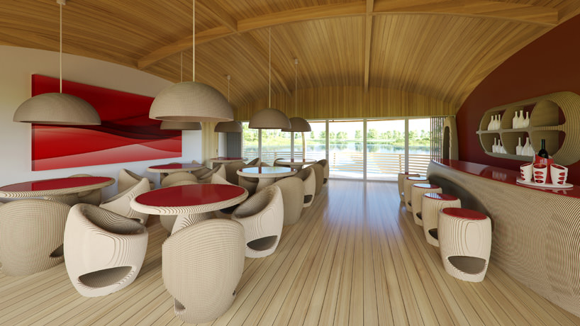 Restaurant Configuration Furniture in WaterNest 100 by EcoFloLife