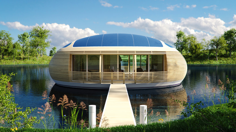 WaterNest 100 Floating Home by Giancarlo Zema and EcoFloLife