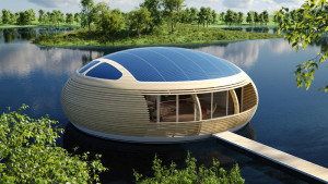 WaterNest Floating Home by Giancarlo Zema for EcoFloLife