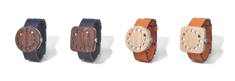 Grovemade Watch Options in Walnut and Maple Wood
