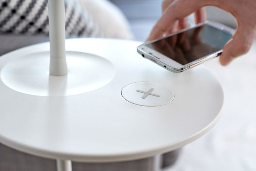 Putting a Smartphone on Ikea's New Wireless Charging Furniture