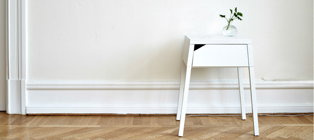 Selje Side Table by Monika Mulder for Ikea with Wireless Charging Pad