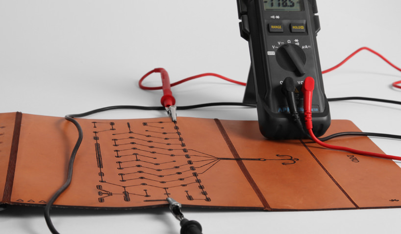 Testing Electrical Conductivity in Tattooed Electronic Paint in Leather