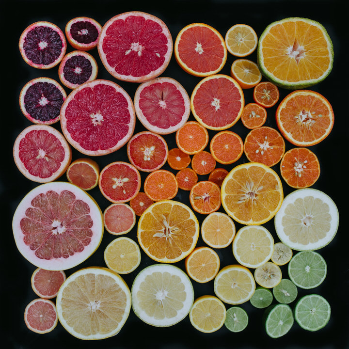 'Citrus Fest 2014' Cross-Section Fruit Colour Array