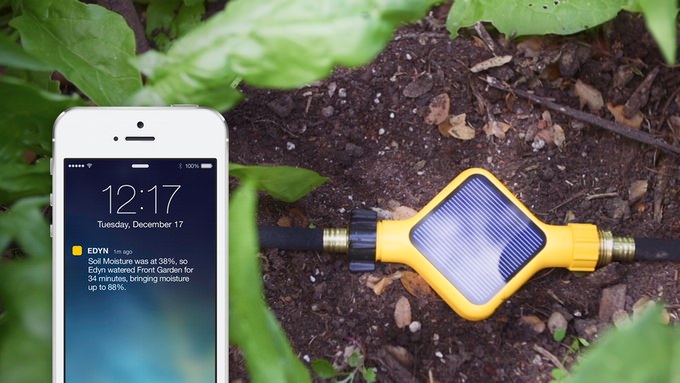 Edyn Smart Garden Auto-Watering iPhone Notification