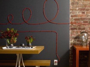 Turn Messy Electrical Wires into Cable Wall Art