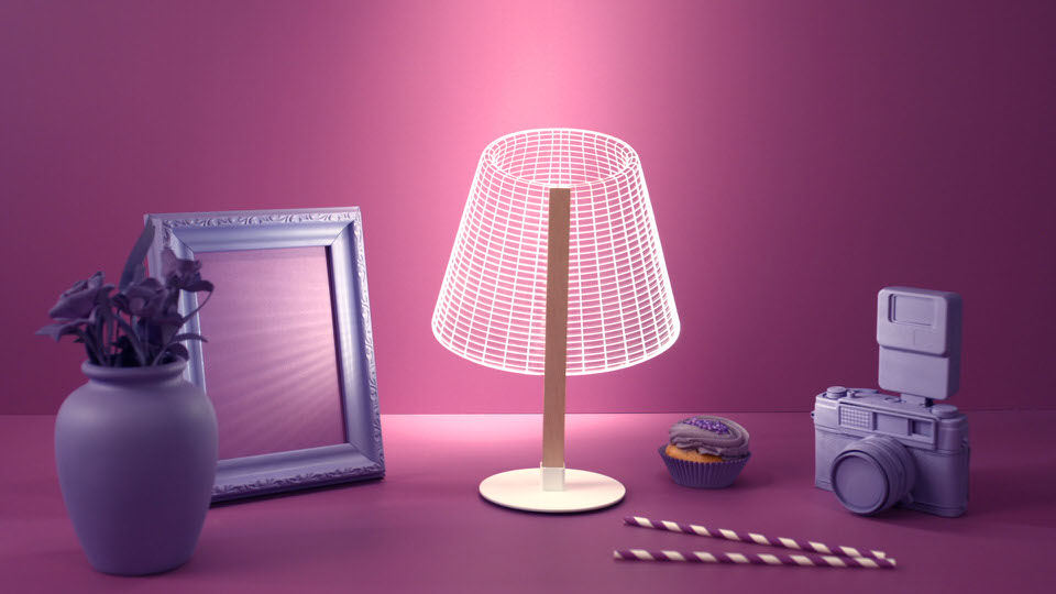 CLASSi Lampshade Illusion Lamp on Kickstarter