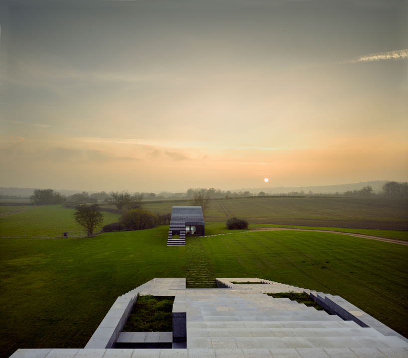 View from the Stepped Roof of Flint House over Buckinghamshire