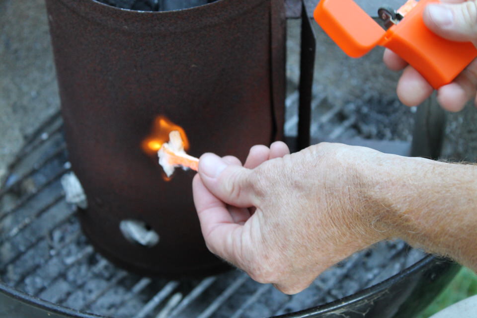 Lighting a Tinder Stick with the Zippo Fire Starter Kit