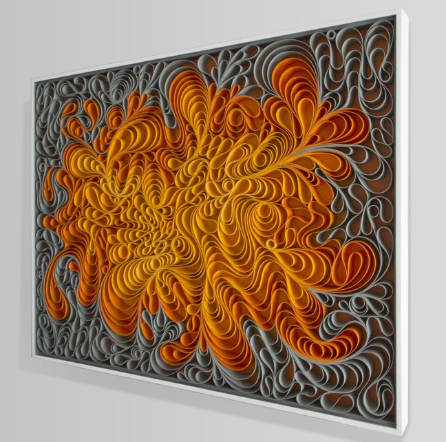 'Solar Flare' Canvas on Edge Artwork by Stallman Studio