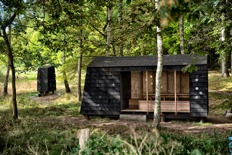Picnic and Lavatory Cabins by LUMO Architects