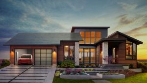 Solar Roof Tiles and Powerwall System by Tesla & SolarCity