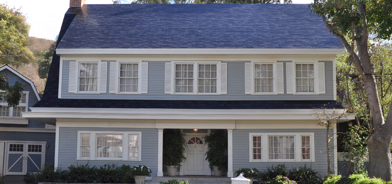 Textured Glass Solar Roof Tiles in American Architecture